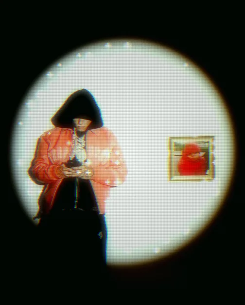 After dreamy effect transformation - Photo 1 with magical glow, ethereal haze, and vintage CRT filter applied for professional dreamy aesthetic